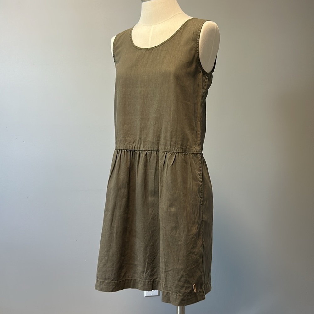 Roots Hemp Cottagecore Minimalist Sleeveless Mini Dress Size XS